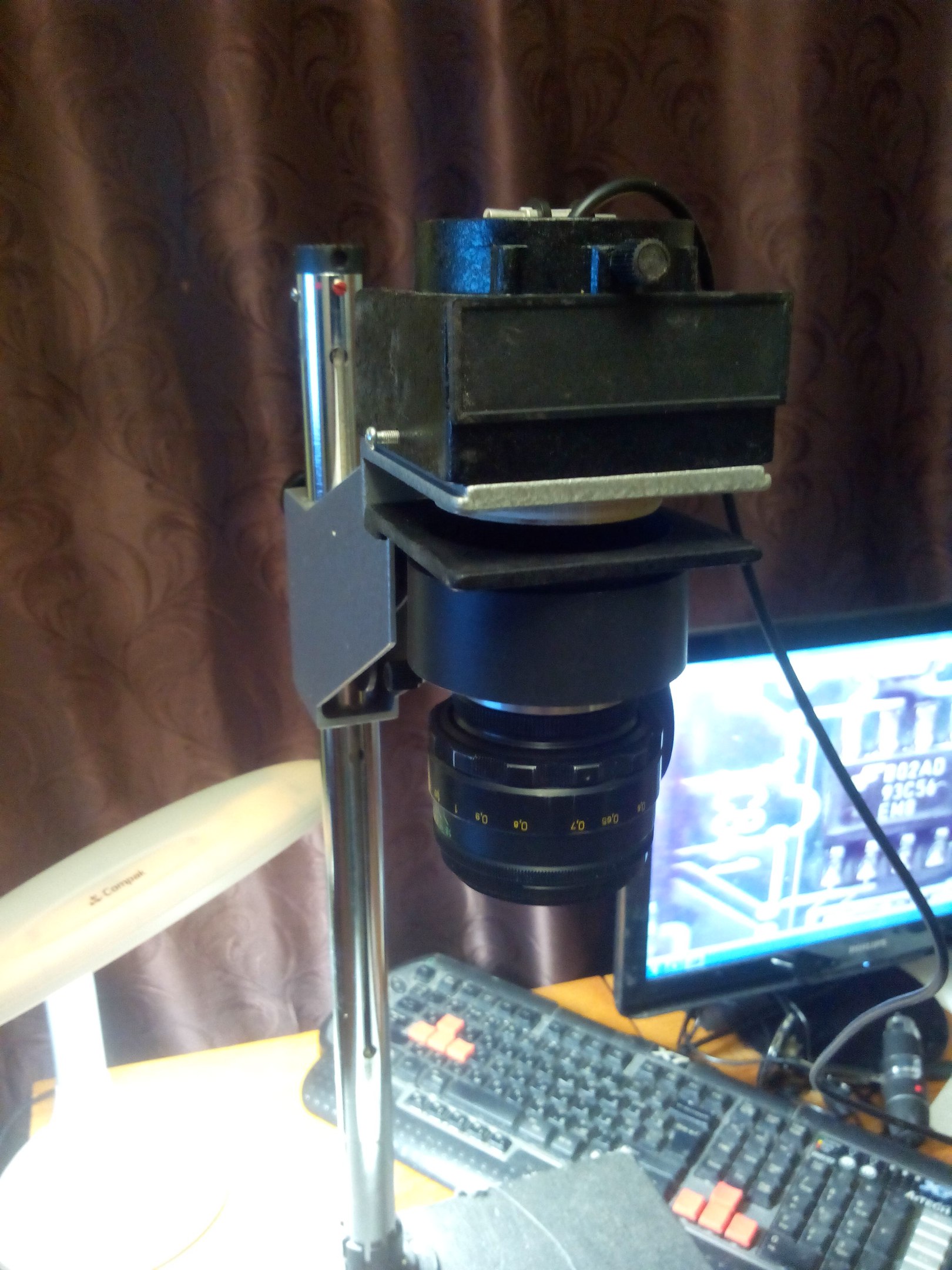 Цифровой микроскоп на станине от фотоувеличителя. | Канал технаря | Дзен